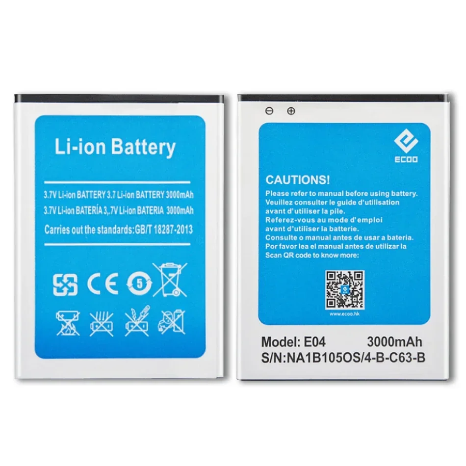 

Мобильный телефон Аккумулятор для ECOO E04 Plus / Bluboo X6 E04 3000 мАч