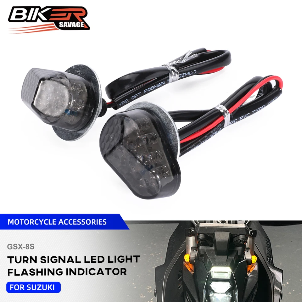 For Suzuki GSX-8S 2025 LED Turn Signal Light GSX8S 2023 2024 Flush