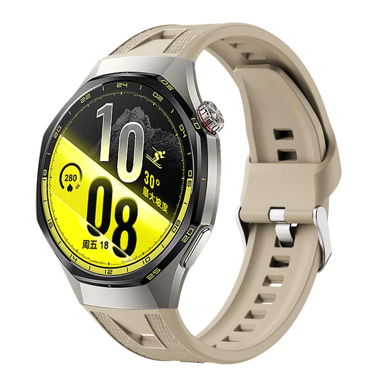 Premium Silicone Sports Band - 22mm Watch Strap Bracelet Accessory
