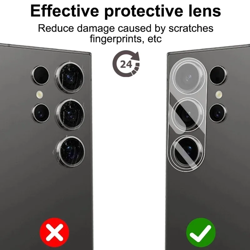 6-in-1 Tempered Glass Screen & Lens Protector - Ultra Clear, Anti-Scratch Protective Film