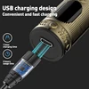 RESUXI LM-502 All Metal Body LCD Electric Nose and Ear Hair Trimmer Painless Tool Rechargeable Nose and Ear Hair Clippers 4