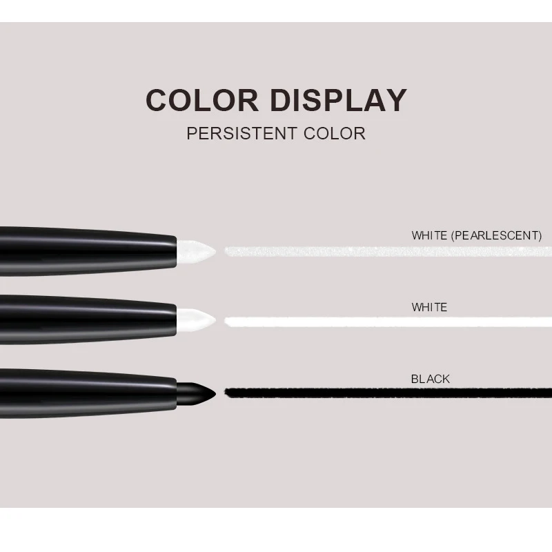 Matte/Pearlescent Eyeliner Gel Pencil Smooth Waterproof White Black Eye Liner Lying Silkworm Pen Cream Makeup for Eyes 4