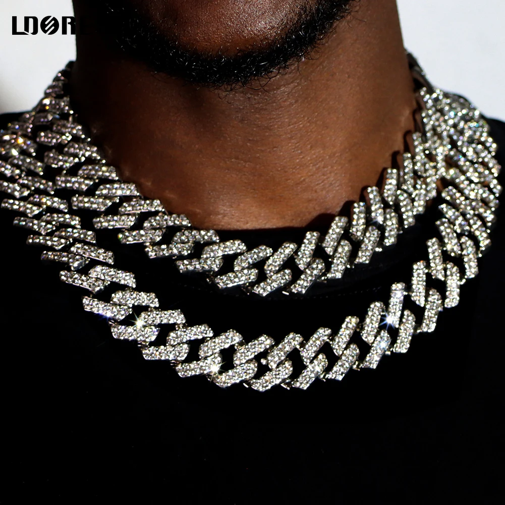 Hip Hop 20MM Heavy Silver Cuban Chain 