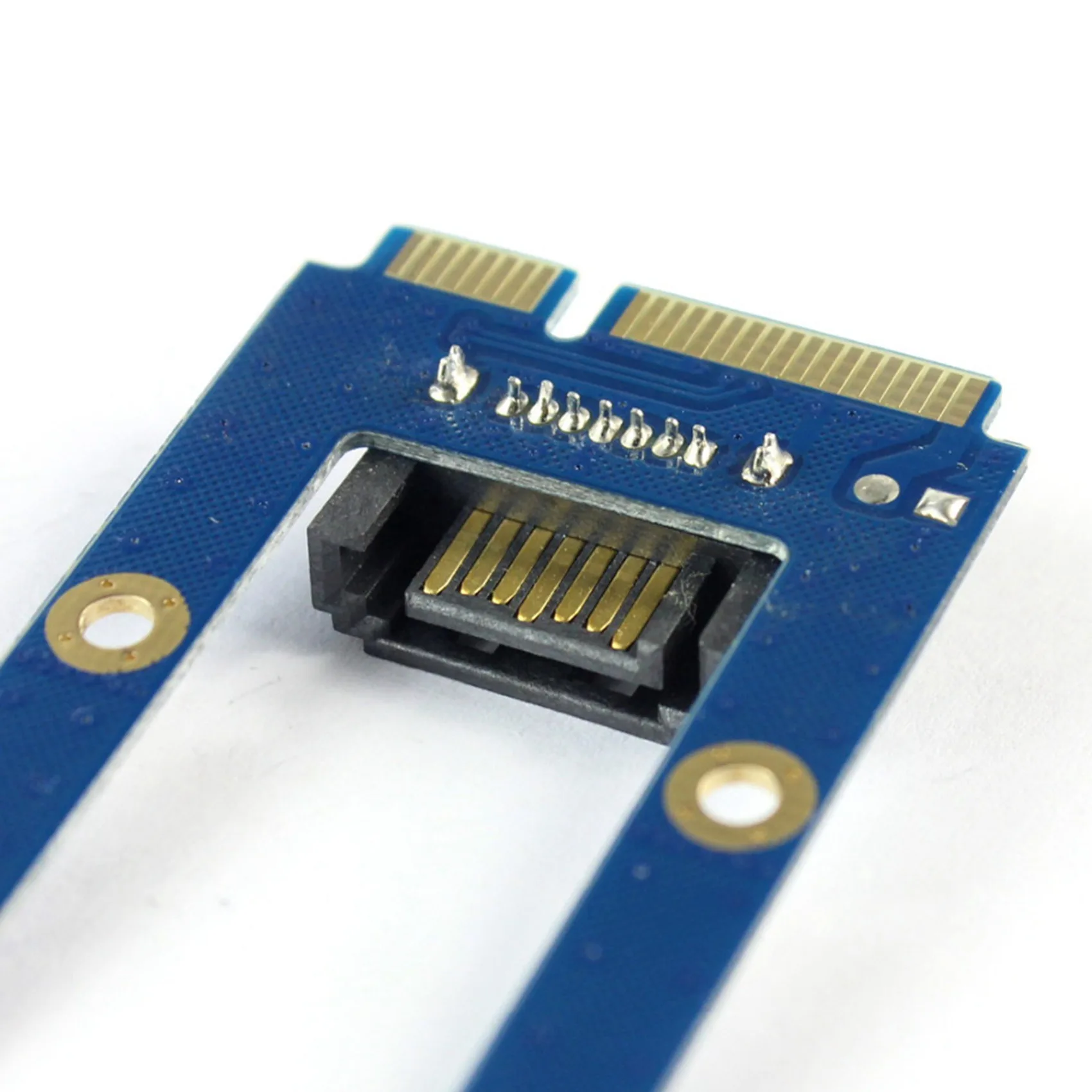 MSATA SATA 어댑터 카드 마더보드 미니 PCIE-7PIN SATA SSD 솔리드 스테이트 하드 드라이브 확장 컨버터