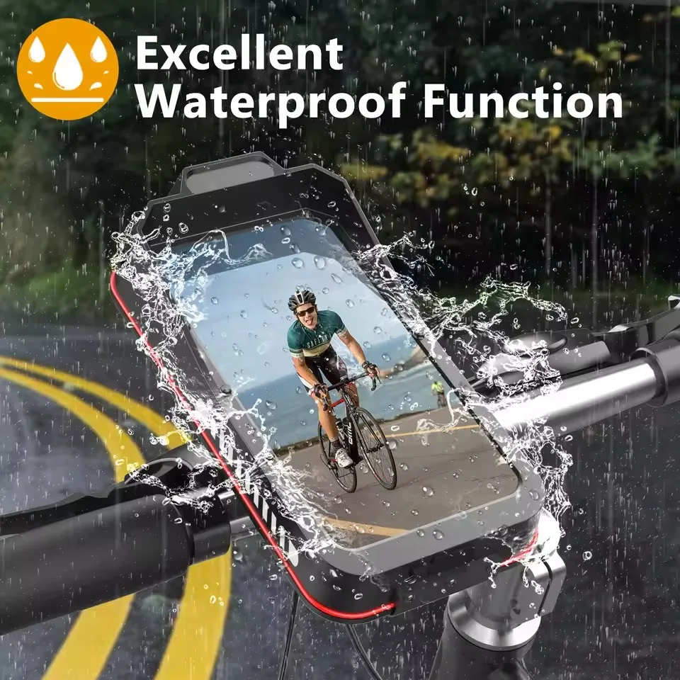 Waterproof ABS Motorcycle Phone Holder Bag Case