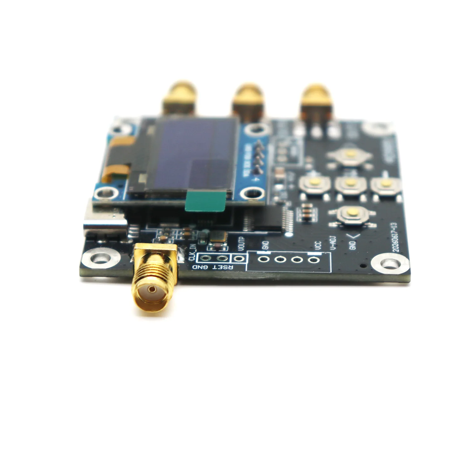 AD9851＋Si5351A RF 신호 발생기 시계 소스 모듈 RF 회로 디버깅용 필터 스펙트럼 분석기 햄 라디오 교정용