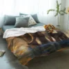 Elephant Forest Water Reflection Throws Blankets for Sofa Bed Winter Soft Plush Warm Sofa Throw Blanket Holiday Gifts 4