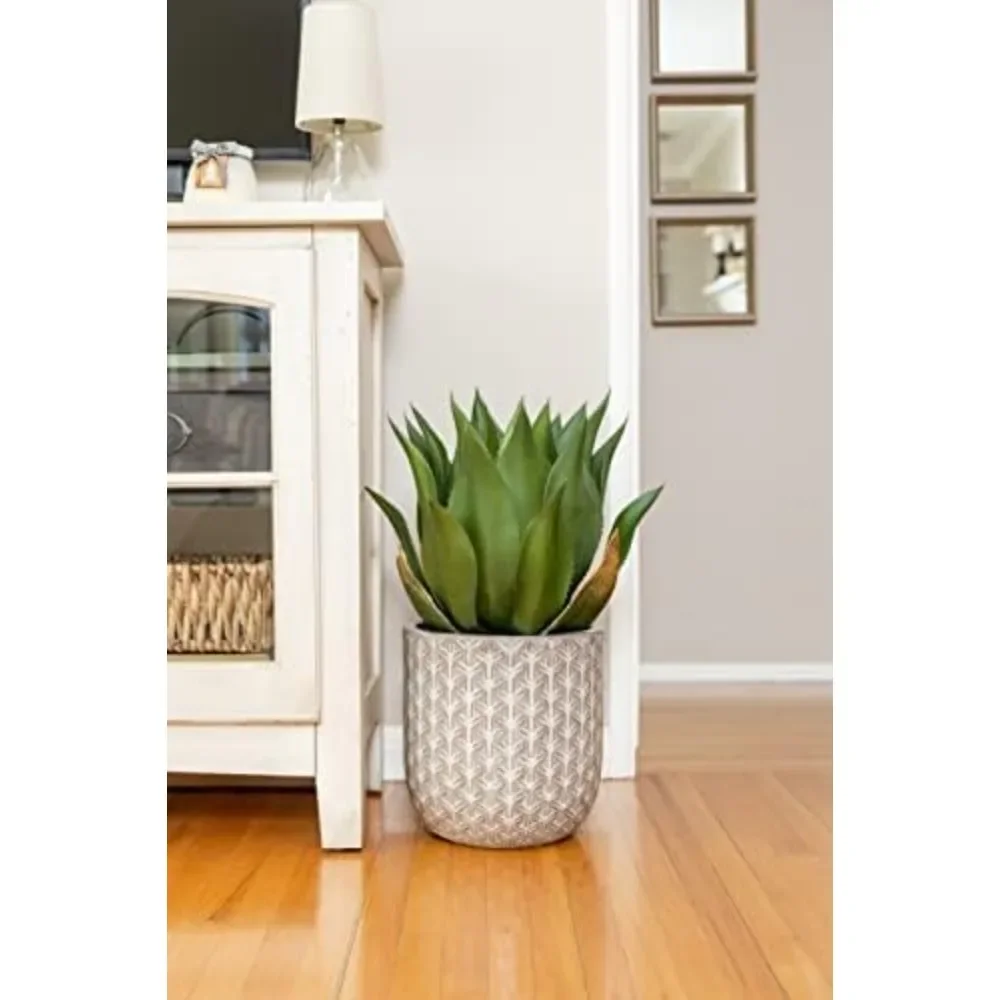 

Artificial Agave Plant Unpotted,Faux Aesthetic Plants for Home Décor,Realistic Fake Large Succulent without Pot,20 Inches,1Pc