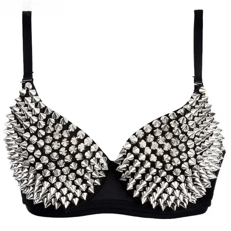 Newest Sexy Lingerie Sexy Women's Rhinestone Cover Bra Top Gold/Silver Plunge Wire Free Bralete Fashion Sequined Cover top