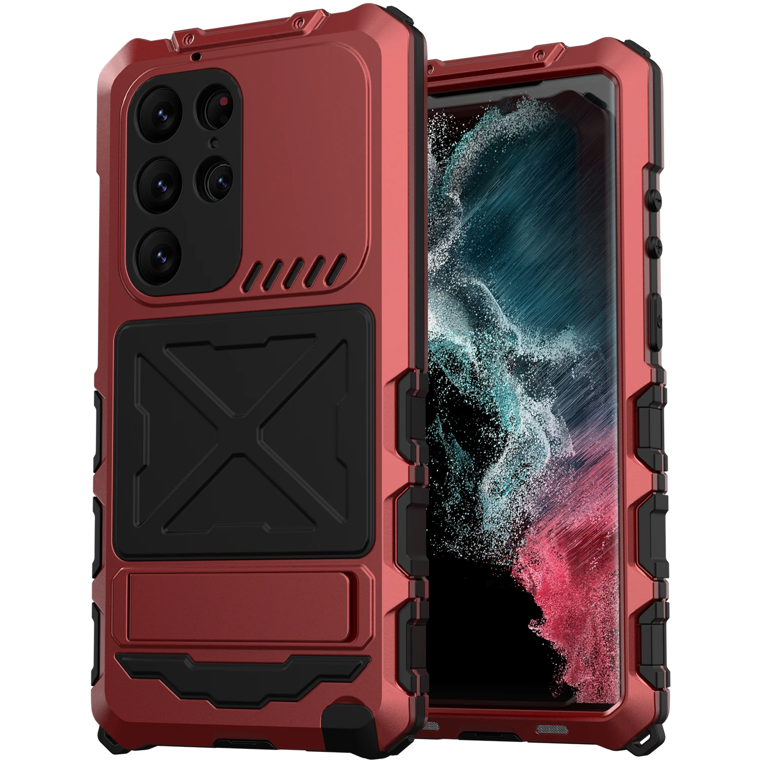 Heavy Duty Armor Metal Aluminum Shockproof Phone Case - Enhanced Protection