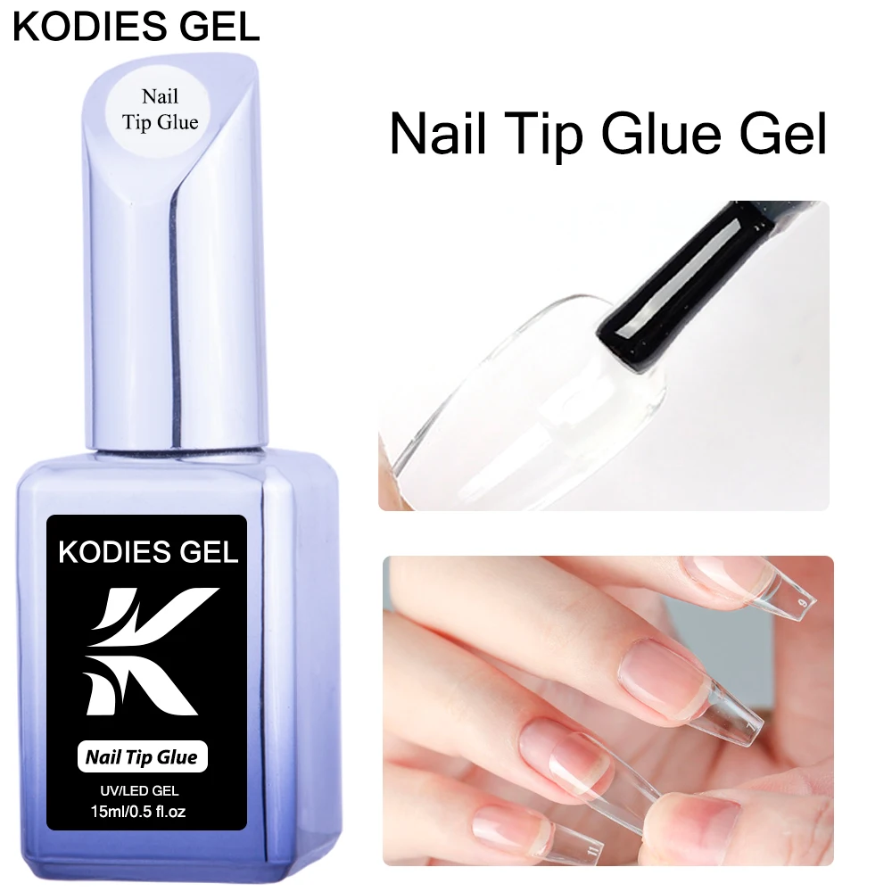 KODIES GEL Professional Nail Glue for False Nail Tips 15ml Capsul
