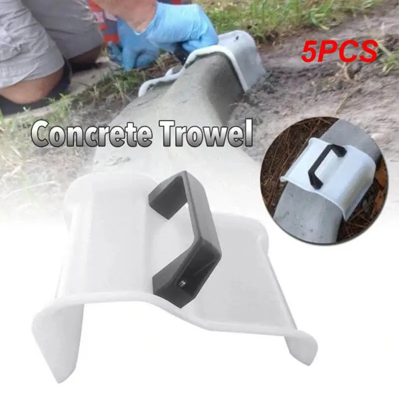 

5PCS Modeling Soil Plaster Concrete Cement Spatula Shape Fixing Clip Garden Floor Mould Homemade Landscape Edge Tool