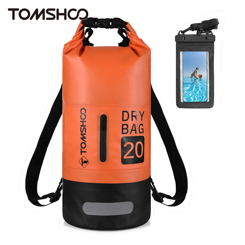 TomshooWaterproofDryBag10L20LRollTopDryBagBackpackw
