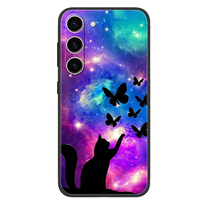 Lion Wolf Black Silicone Soft Back Phone Case