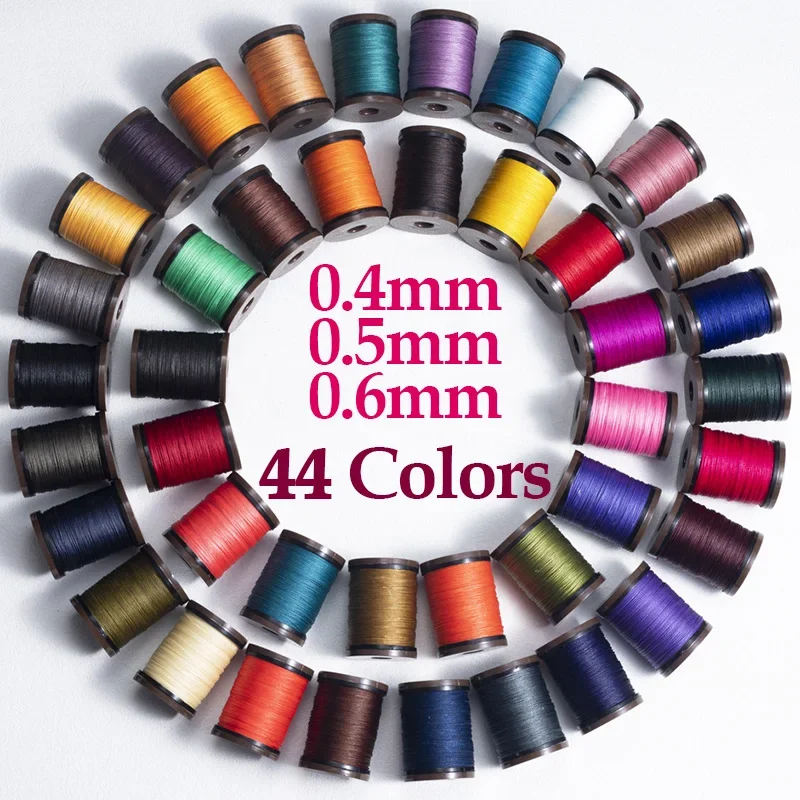 New Round Wax Thread for Leather Sewing 0.4mm0.5mmm0.6mm