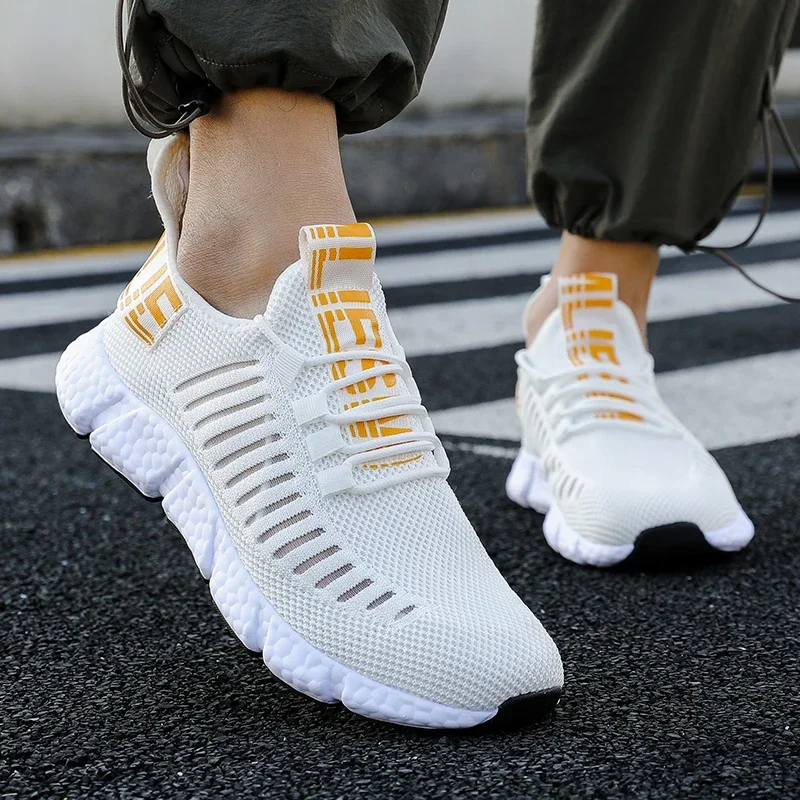 Summer Men Sneakers Lightweight Breathable Mesh Outdoor Casual Shoes Fashionable Tennis Training Shoes Men's Shoes Free Shipping 4