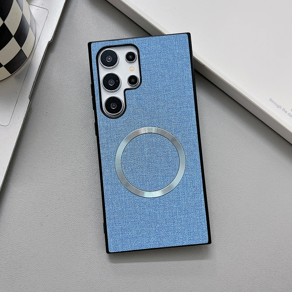 Luxury Magnetic Wireless Charging Phone Case Cover