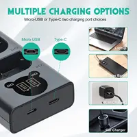 BP-511 BP-511A USB Dual Camera Charger For Canon EOS 300D 10D 20D 30D 40D 50D D30 D60 5D G6 battery - Image 5