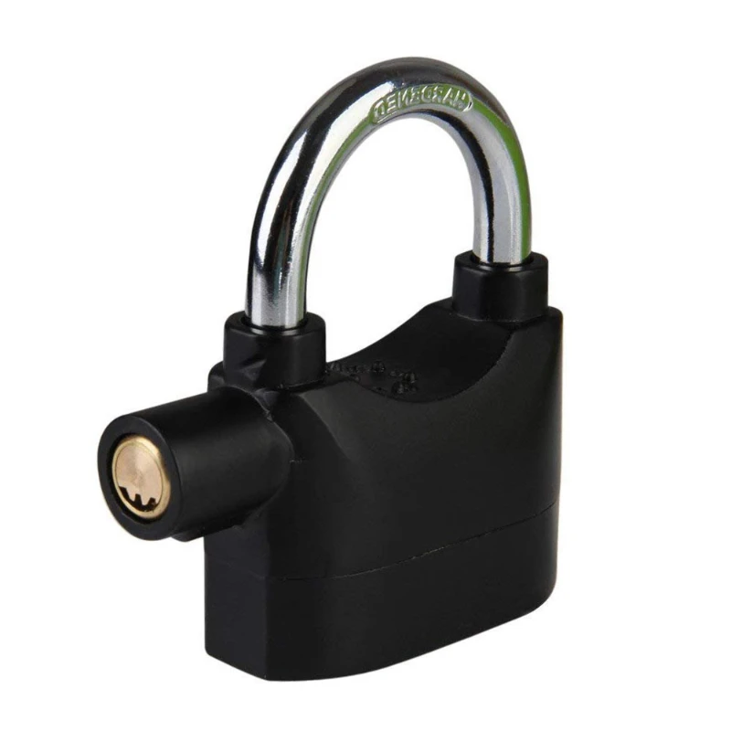 Waterproof Siren Alarm Padlock Lock for Motorcycle Bike Bicycle 110dB mini padlock security padlock travel padlock luggage padlock bicycle lock