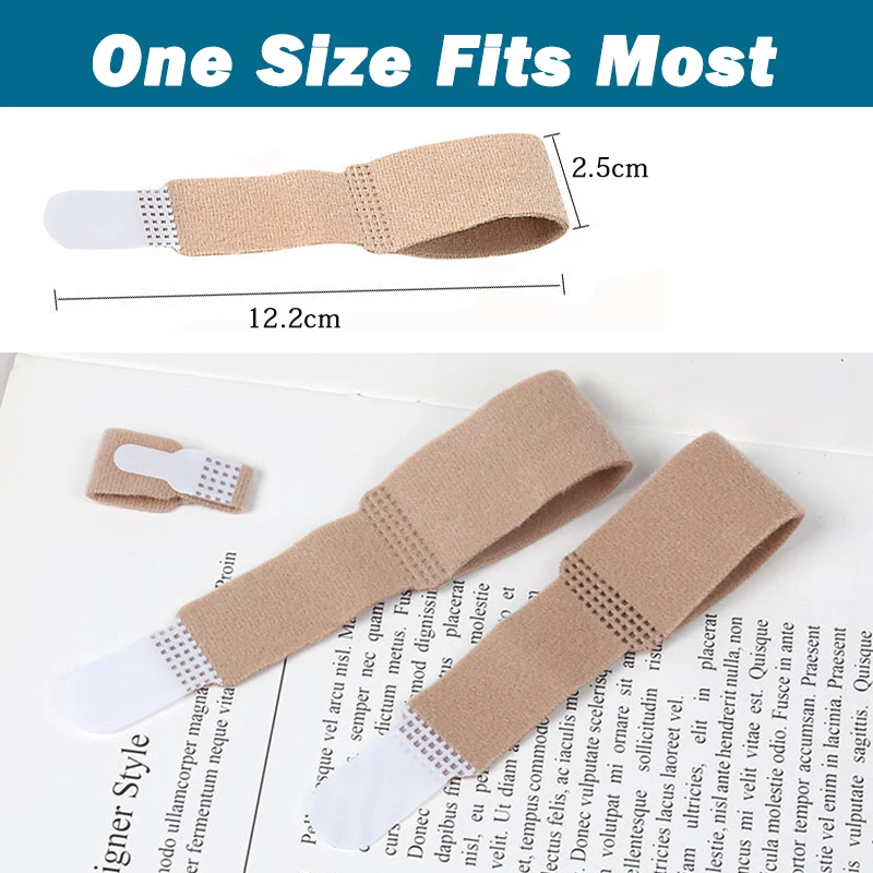 Pexmen 1/2/5/10Pcs Finger Buddy Wraps Finger Loops Tapes for Broken Jammed Swollen or Dislocated Joint Splints Brace
