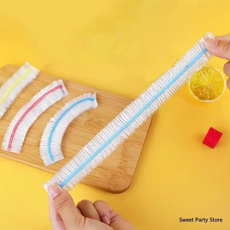 Food Cover Disposable Plastic Bag Elastic Food Bowl Protective Covers Fruit Vegetable Storage Fresh Keeping