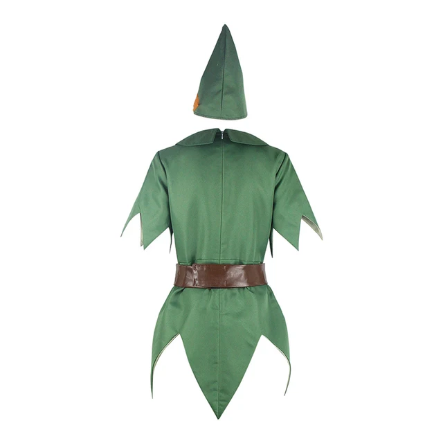 Peter Pan Cosplay Costume Movie PeterPan Green Elf - Image 4