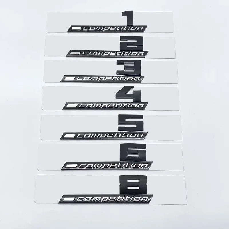 Giossy Black 3D Abs Competition Abs Emblem Thunder Edition Per Bmw M1 M2 M3 M4 M5 M6 M8 Car Trunk Badge Sticker