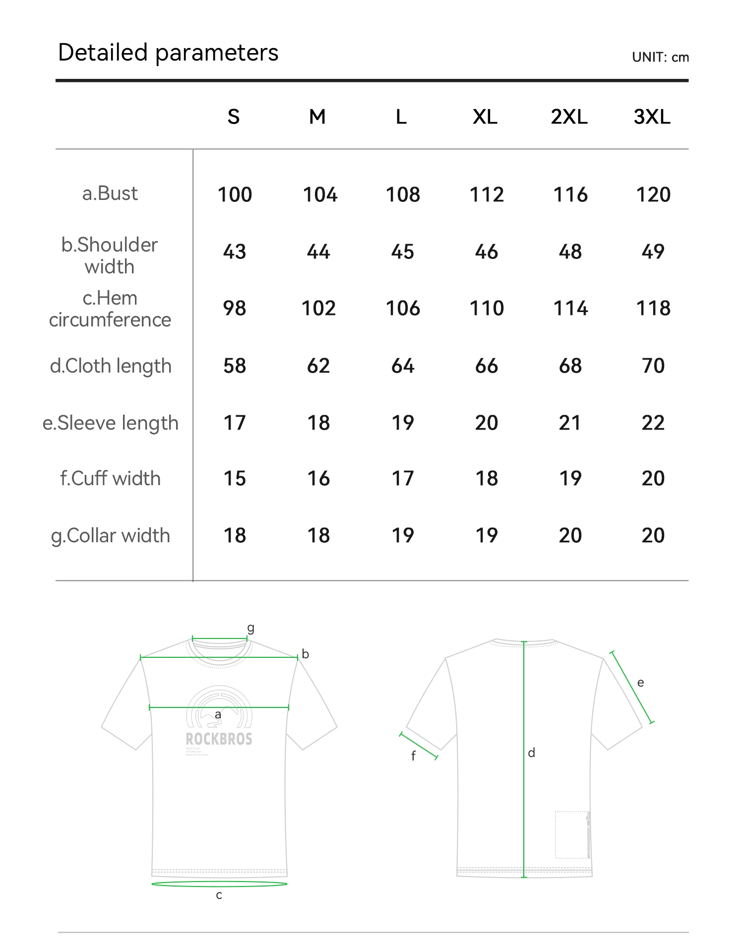 ROCKBROS Kurzarm-T-Shirt aus Stoff mit kühlem Gefühl, atmungsaktiv, hohe Elastizität, Sommer-Fahrrad-Schulter, kurzärmelig, mit Seitentasche – Detail 11