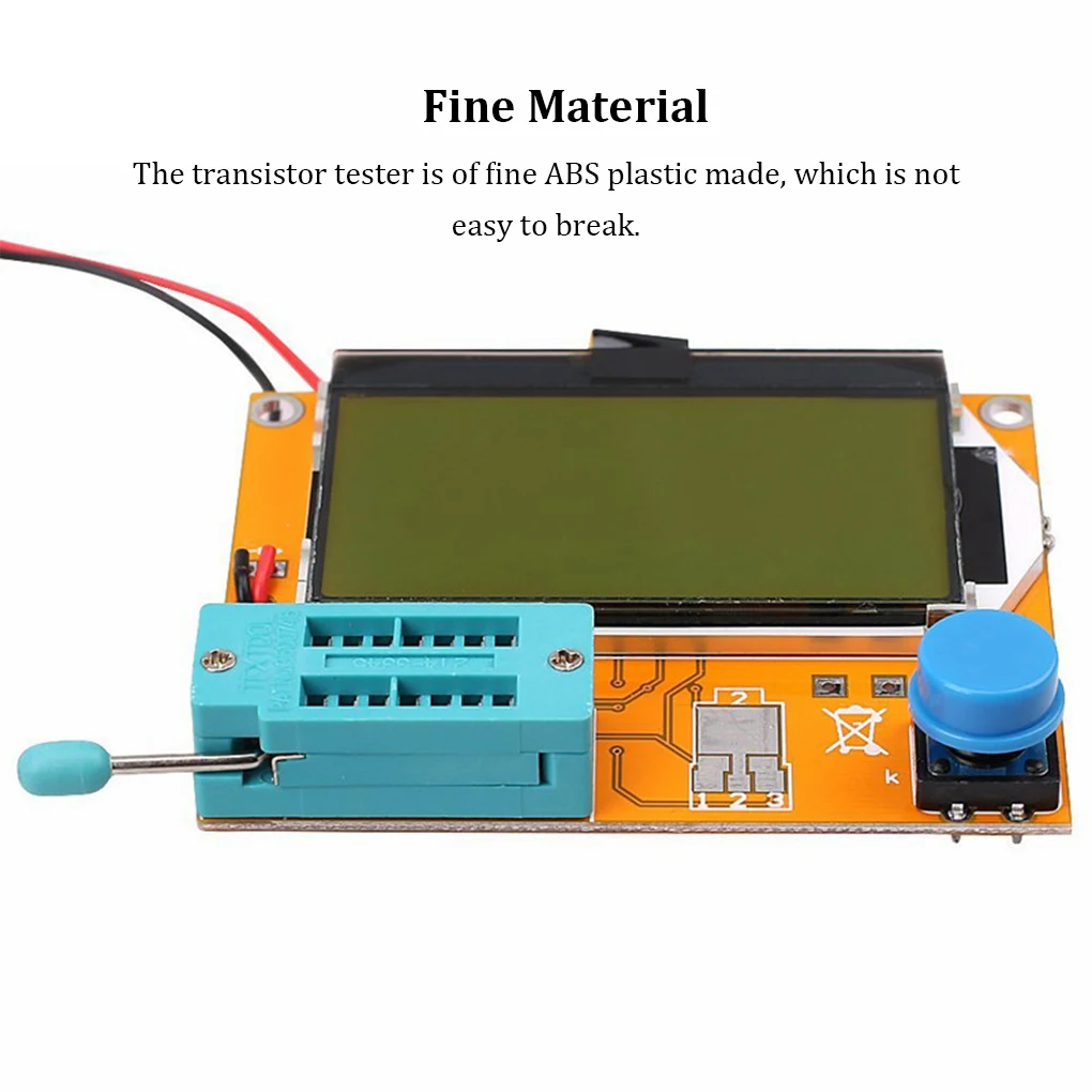 Digital Transistor Tester LCD Screen Auto Power Off Meter Backlight
