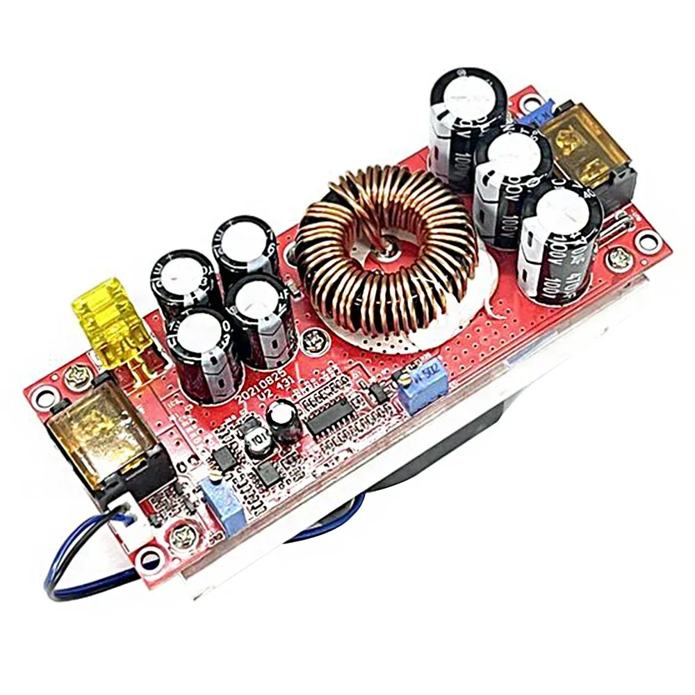 1800W 40A 1500W 30A 1200W 20A DC-DC 부스트 컨버터 스텝 업 전원 공급 장치 모듈 10-60V 12-90V 조정 가능한 전압 충전기