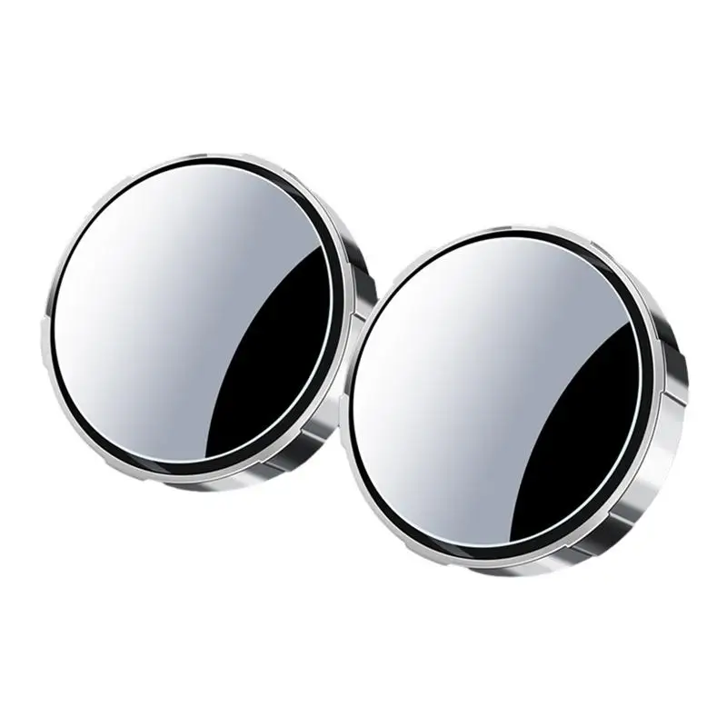 

Adjustable Car Mirror 2PCS Rotatable Suction Cup Rear View Mirror Round Car Mirror For Rainy & Foggy Days IP65 Waterproof Side