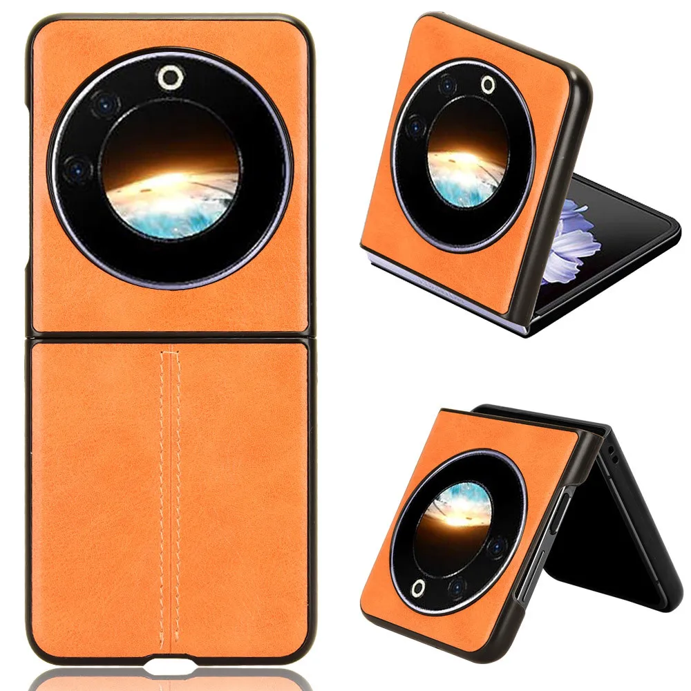 Custodia in pelle compatibile con Tecno Phantom V Flip Case, Premium PU