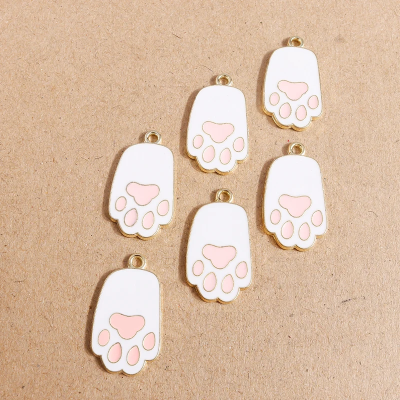 10pcs Kawaii Enamel Easter Egg Charms for Jewelry Making Drop