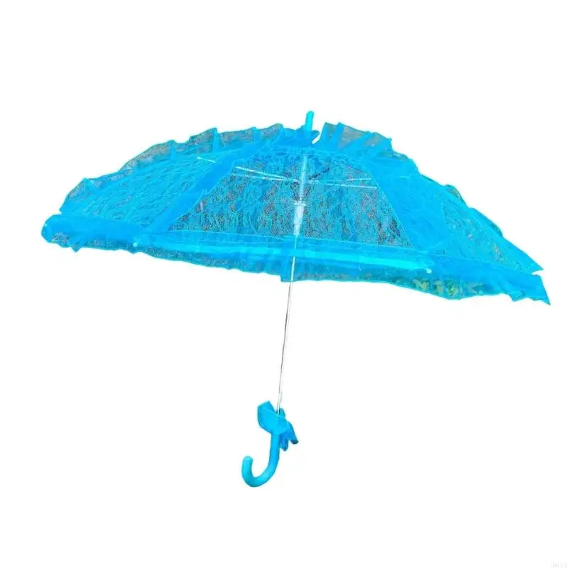 Fashionable Lace Trim Umbrella Elegant Parasol for Female Bride Wedding Umbrella for Special Occasion Photo Dressingup 964A