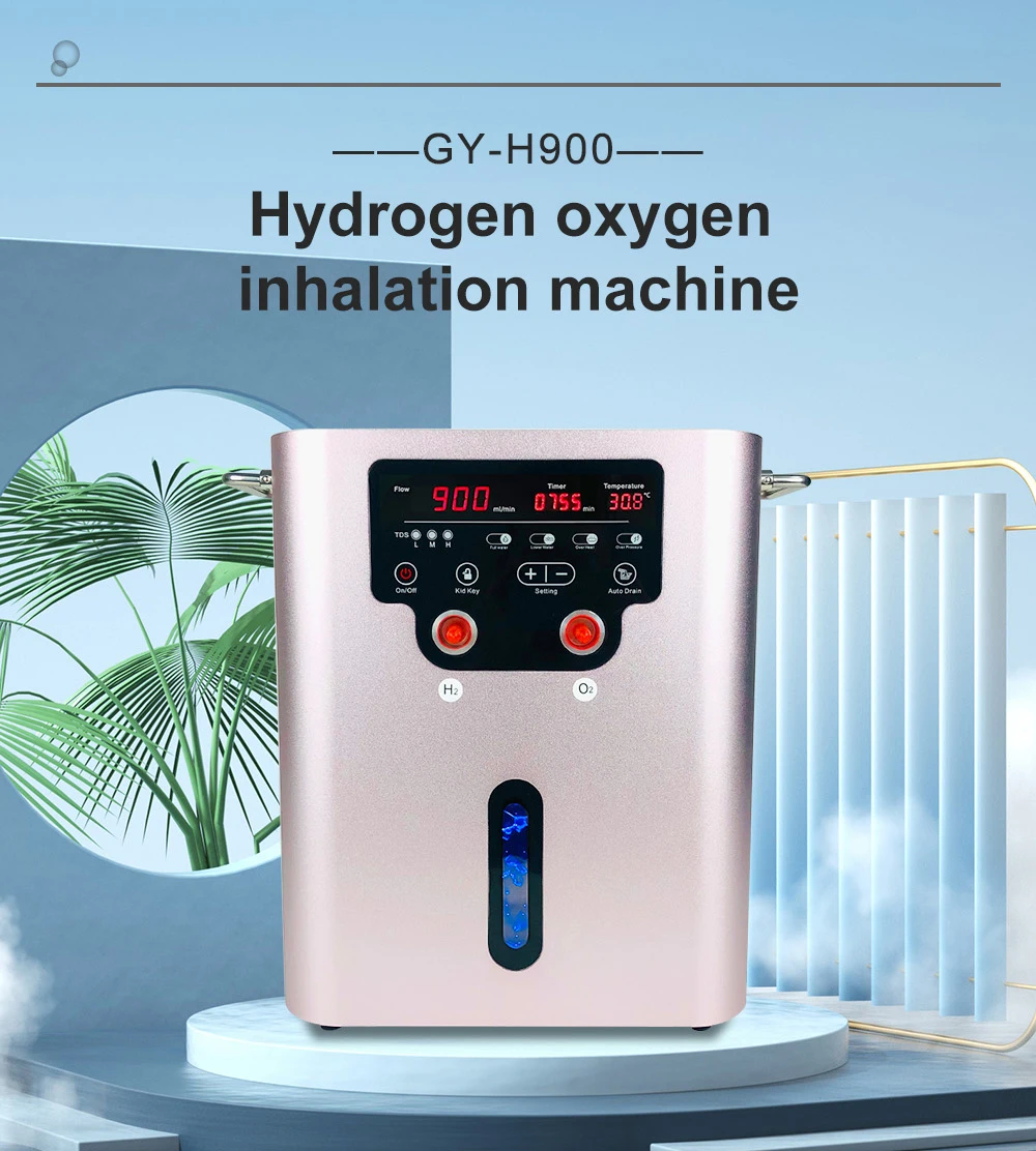 

Professional Hydrogen Inhaler 1500 900 ml H2 Gas Generator Machine for hydrogen therapy