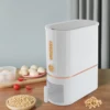 2Lbs Rice Dispenser Large Dry Food Dispenser with Cup for Rice Beans Cereal Perfect for Kitchen Pantry Organization 1