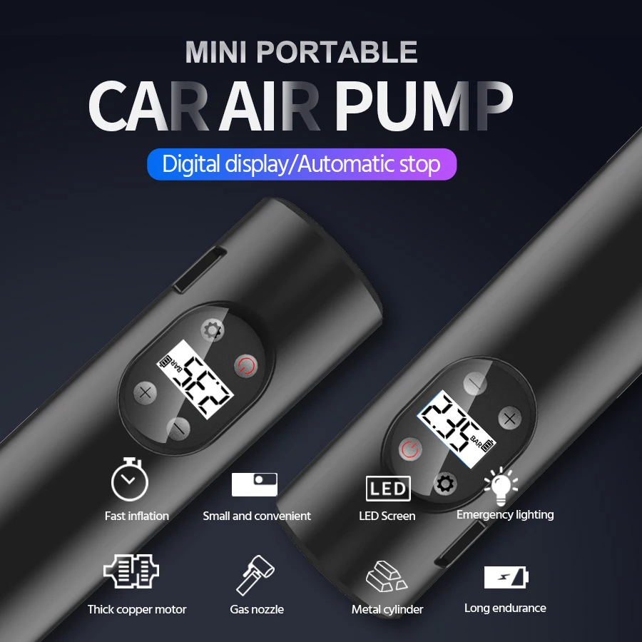 E-ACE �޴�� ���� ���� �ڵ��� ������ ������ ǳ�� (100-150PSI) �� ������ �з� ���������ִ� ���� 12V �ڵ� Ÿ�̾� ��â��