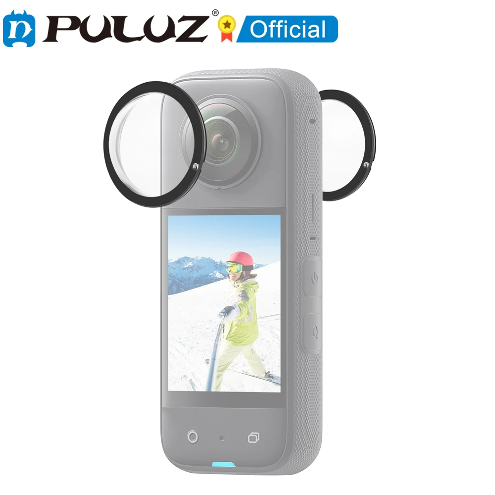 Per Insta360 X3 Puluz Lens Guard Pc Cover Protettiva Per Insta360 X3 Sports Action Camera Copriobiettivo