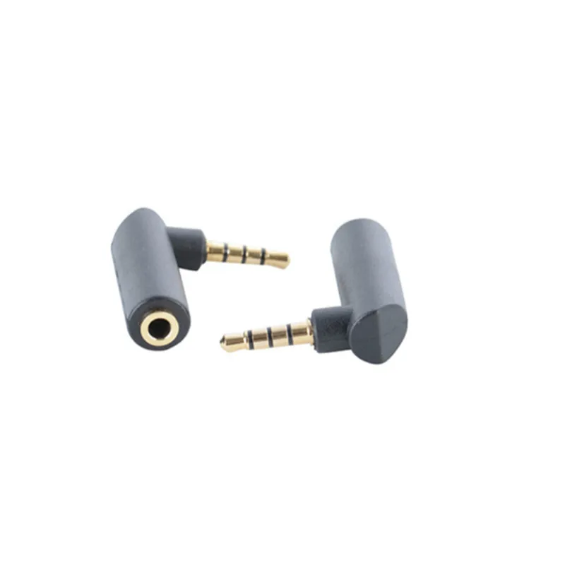 

3.5mm Male to Female 90 Degree Right Angled Adapter Converter Headphone Audio Microphone Jack Stereo Plug Connector