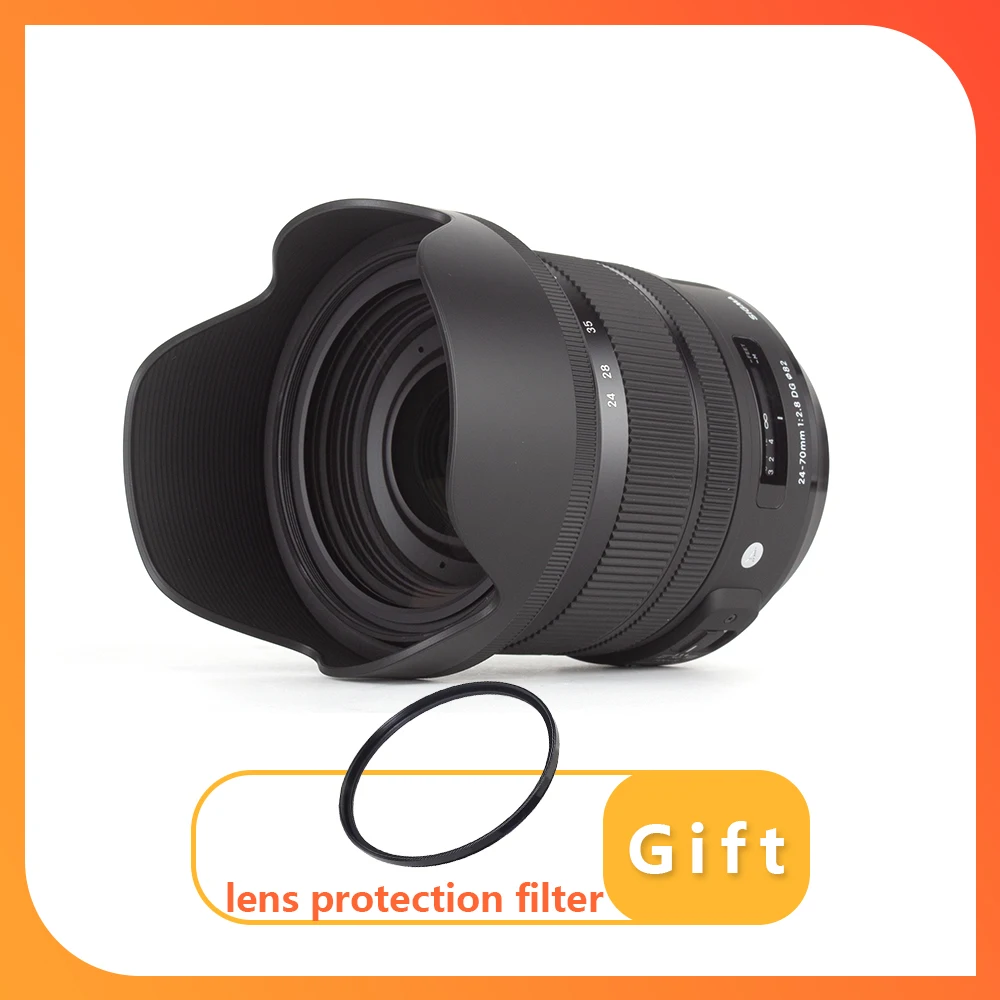 Sigma 24-70Mm F/2.8 Dg Os Hsm Art Lens Per Montaggio Canon Nikon Mount