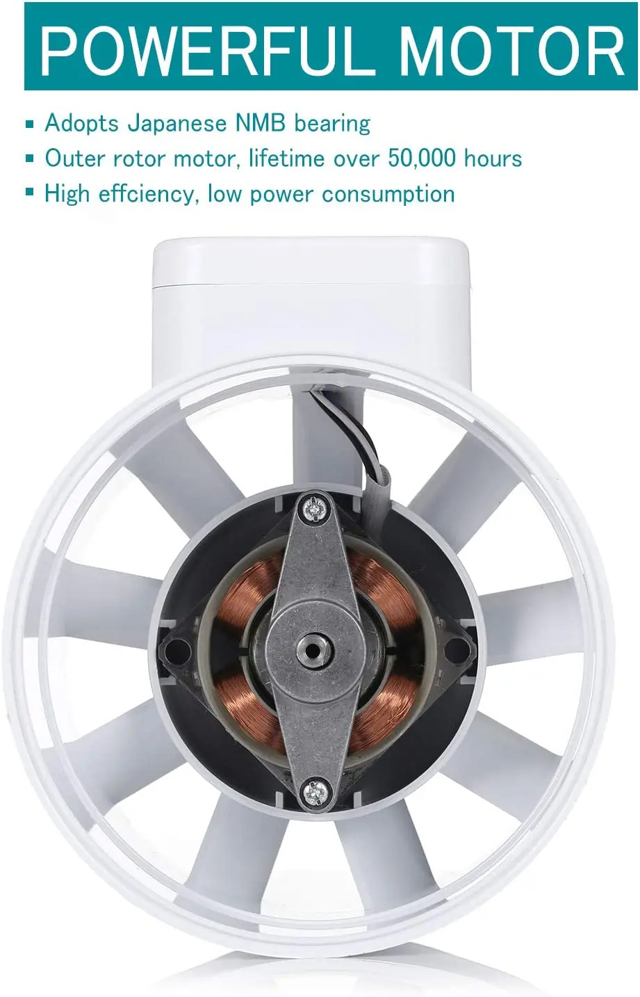 ガングアン3インチサイレントインラインダクトファン220vエアエクストラエクストラクター排気換気システムバスルームキッチンフード換気HP  75S|air ventilation fans|fan 75mminline duct fan - AliExpress