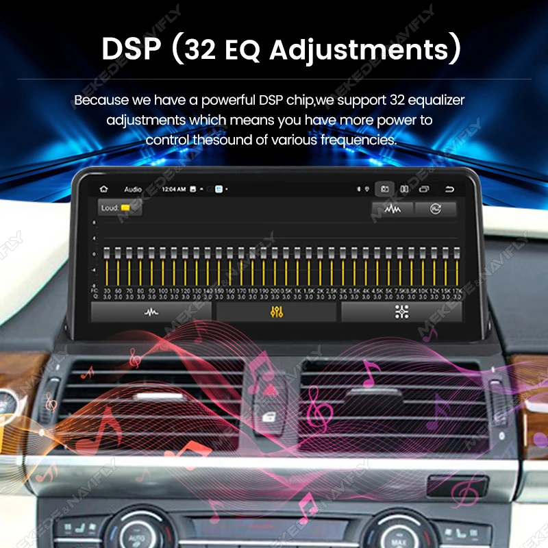 MEKEDE Pantalla Multimedia Inalámbrica CarPlay Android Auto de 8 Núcleos y 10.25 Pulgadas, 6G+128GB, para BMW Serie 3 y 4 F30 F31 F34 F32 F33 F36, Radio para Auto con DSP, GPS, Navegación, 4G, Wifi, Estéreo Todo en Uno, 1920*720 HD, Radio FM, UI ID5 ID6 ID7 ID8, Autoradio con DVD, Unidad Principal BT 7
