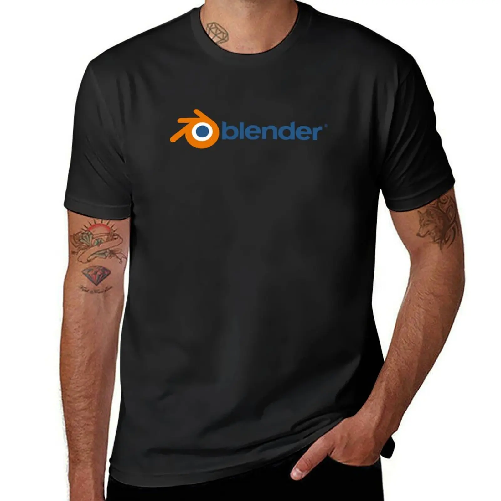 

Blender 3D T-Shirt blacks customs vintage clothes mens big and tall t shirts