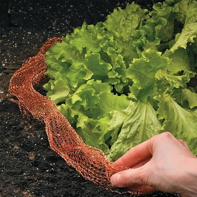 Rézháló -Meztelen Csig És Csigariasztó 900 X 10 Cm Rézhuzal Rágcsáló Háló Tekercs Egér Patkány Igazolásos Kártevőirtó Töltés Szövet Barkácsolás Diy - Image 4