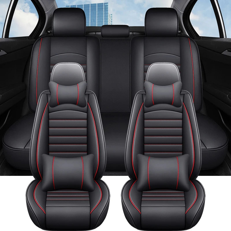 UniversalLeatherCarSeatCoverFullSetForOmodaC5EtiosHavalF7