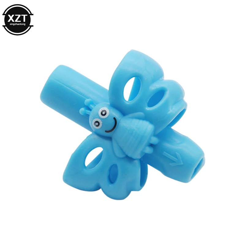 Pencil finger Grips for Children Kids Students 3 Finger Cute Silicone Pen Holder Learning Writing Tool Correction Stationery