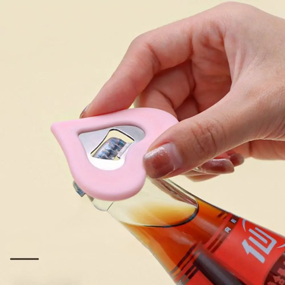 2 Colors Love Bottle Opener 59*48mm Creative Soda Bottle Opener Beer Wine Kitchen Gadgets Useful bottle opener kitchen tools wine opener
