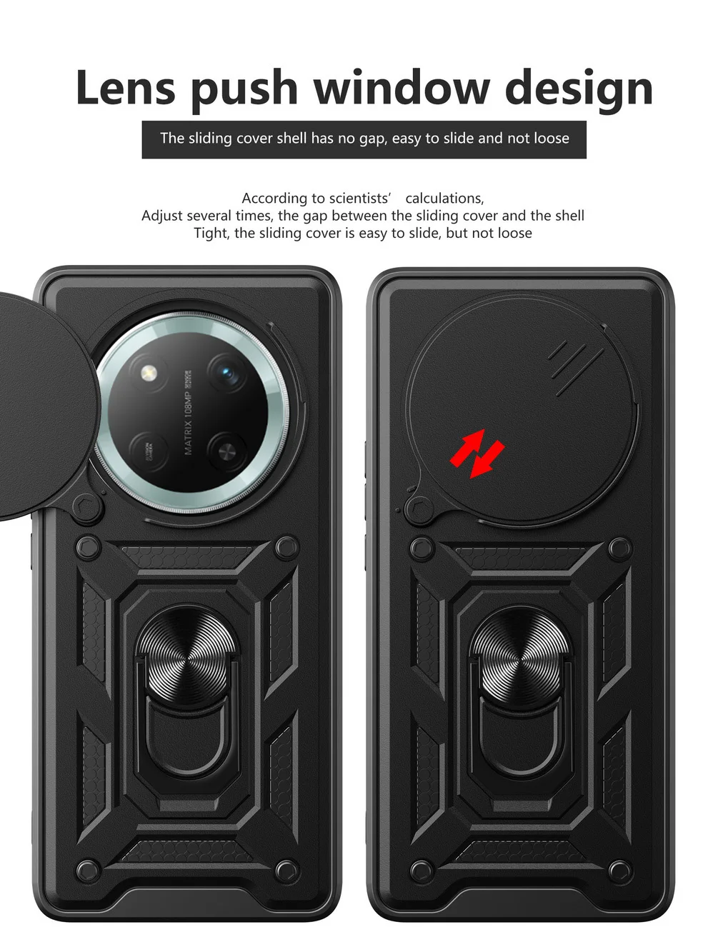 Camera protect case for Honor X9C X9c Smart X9B X9A X9 X60 Pro Honor Magic 7 Lite 6 Pro 5 Lite Armor Hybrid Ring Back Cover 4
