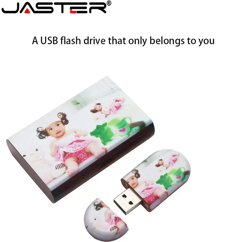 JASTER 고품질 나무 로고 조각 나무 USB 플래시 드라이브 4GB 8GB 16GB 32GB 64GB 결혼 선물 플래시 메모리 카드 펜 드라이브