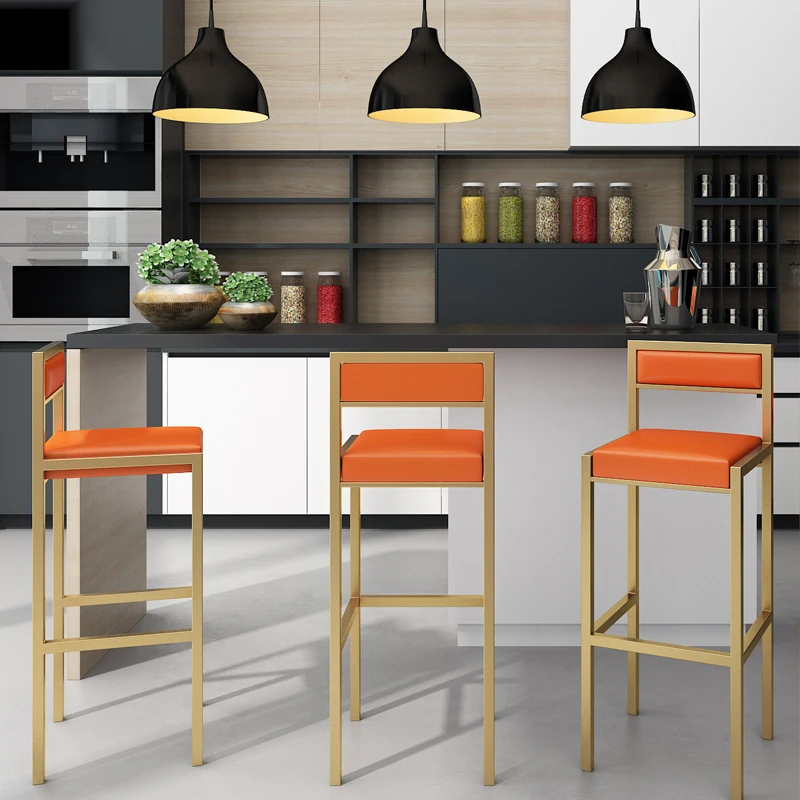 

Modern Office Bar Chairs High Designer Banquet Wedding Bar Chairs Restaurant Bedroom Cadeira Decorativa Bar Furniture RR50BC